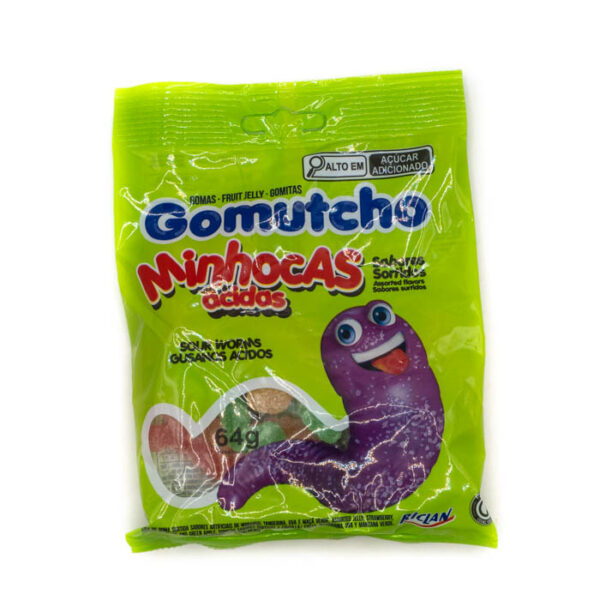Caramelos azucarados de gomitas sabores surtidos De gusanitos Gomutcho