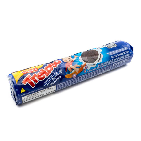 Galletas de chocolate Con crema de vainilla Treloso
